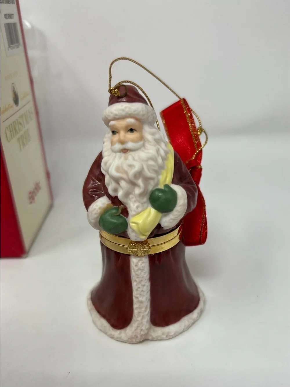 Spode santa hinged